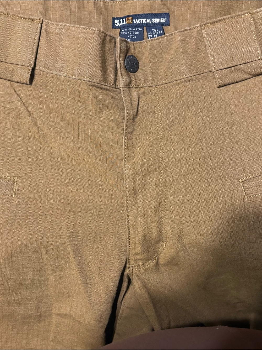 5.11 Tactical Cargo Pants for Men - Coyote Brown SZ 34x34 - Picture 4 of 7